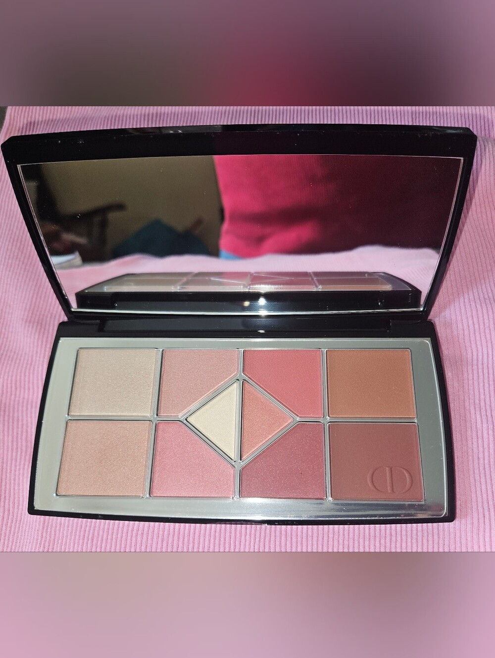 Multi-Shade Pink Face Palette – Warm Pink Blush & Highlight